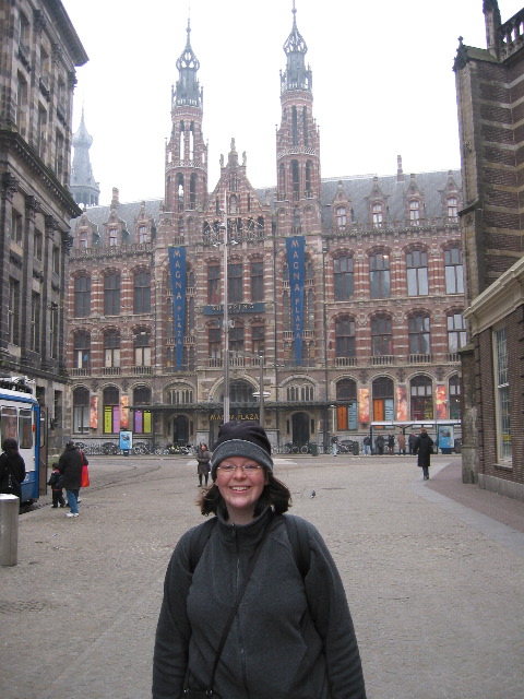 Liz near Dam Square