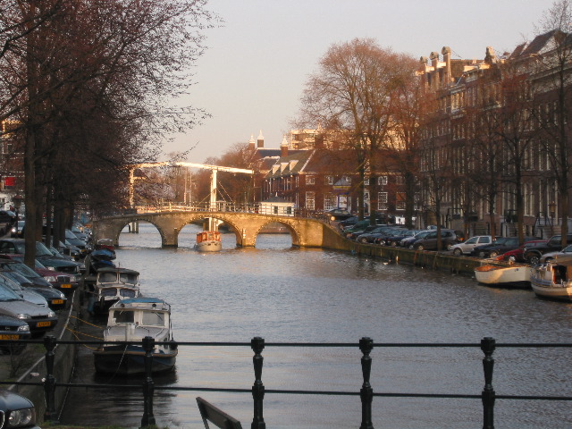 Looking towards Amstel River