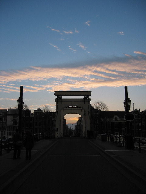 Sunset behind Magerebrug