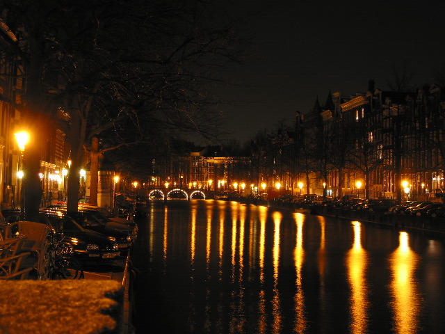 Canals at night 1