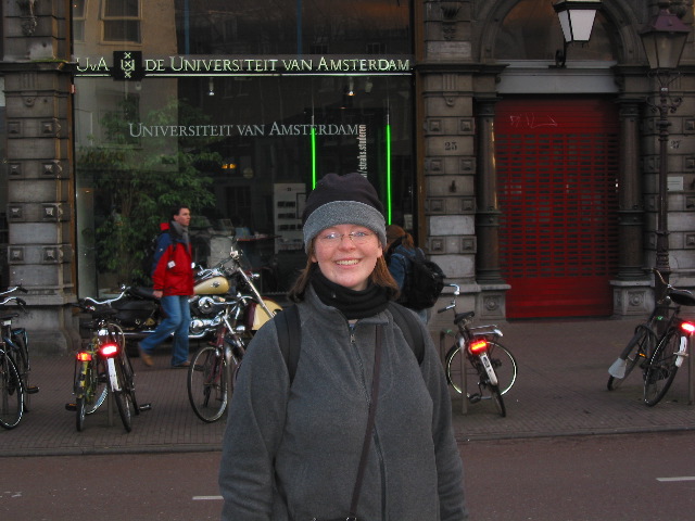 Liz in Spui Square