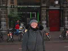Liz in Spui Square