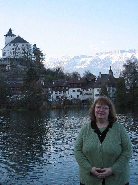 Liz's Mutter at lake