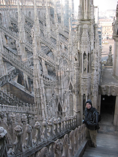 Jon on Duomo roof