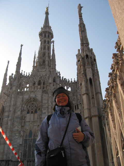 Liz on Duomo Roof