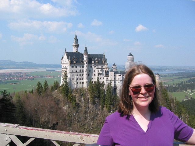 Liz finally at the Marienbr&uuml;cke