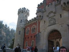 Front gate of Neuschwanstein