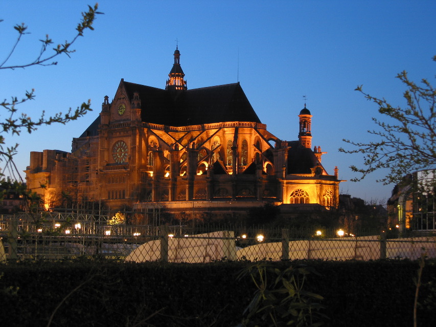 St-Eustache at sunset