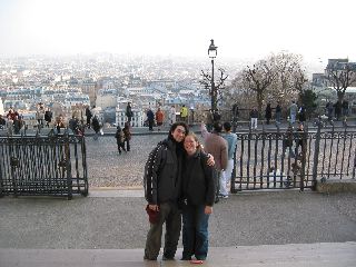 Us with the view from Sacr&eacute;-Coeur
