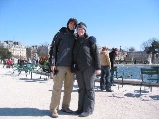 Us in Tuileries Gardens