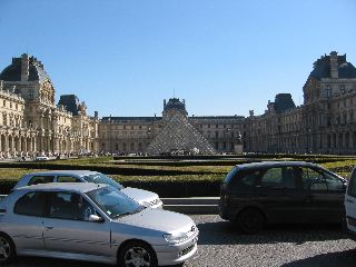 The Louvre and Pyramid