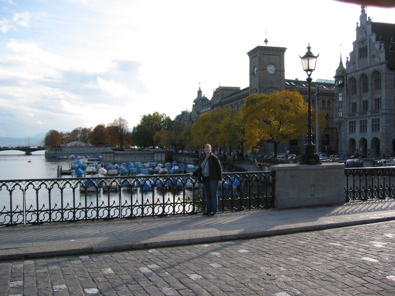 Liz on M&uuml;nster Bridge