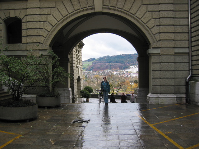 Liz at Bundeshaus
