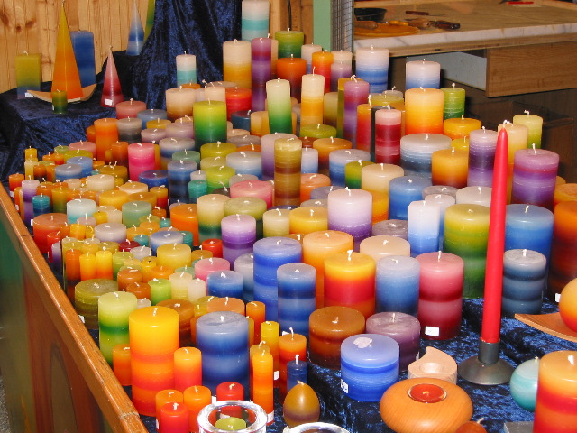 colorful candles