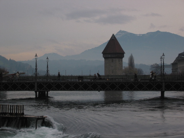 Kapellbr&uuml;cke over Reuss