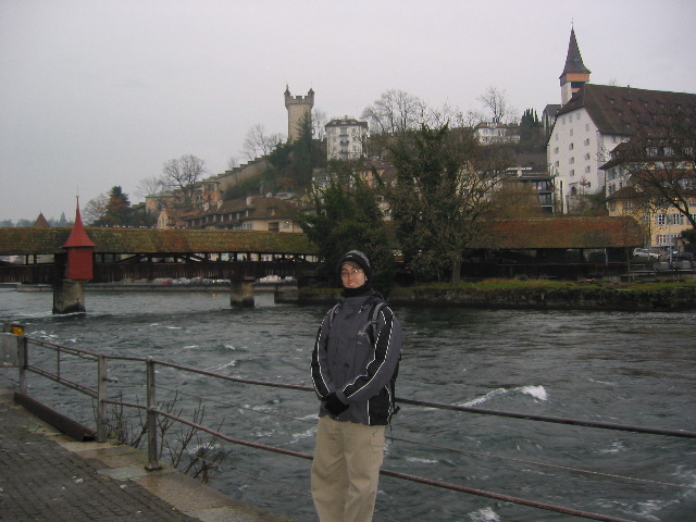 Jon infront of the Reuss