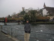 Jon infront of the Reuss