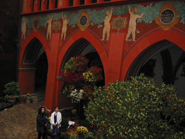 View of courtyard