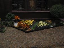 Fall flower display